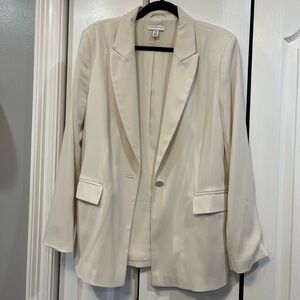 Topshop Cream Blazer